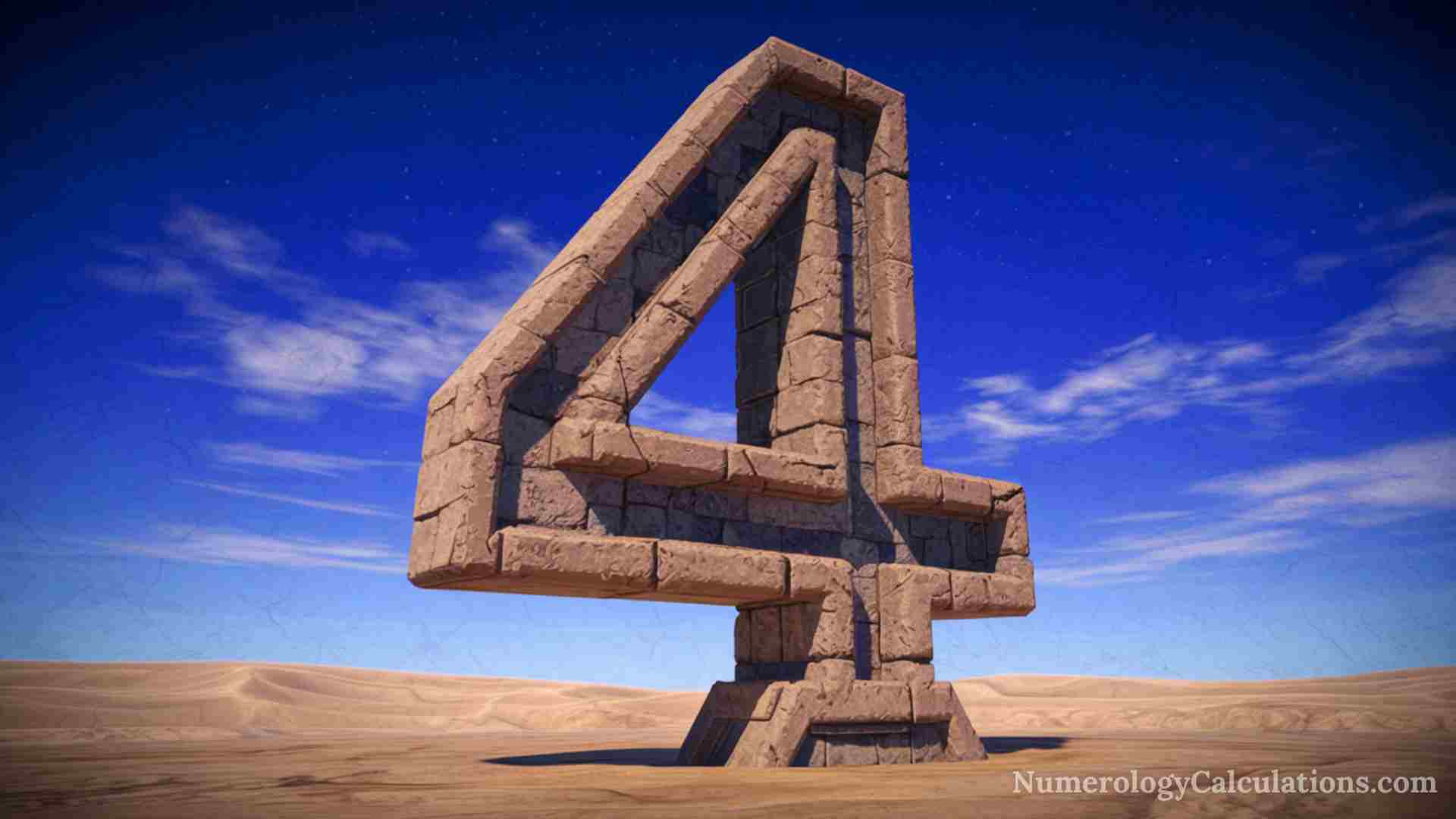 Number 4 in Numerology
